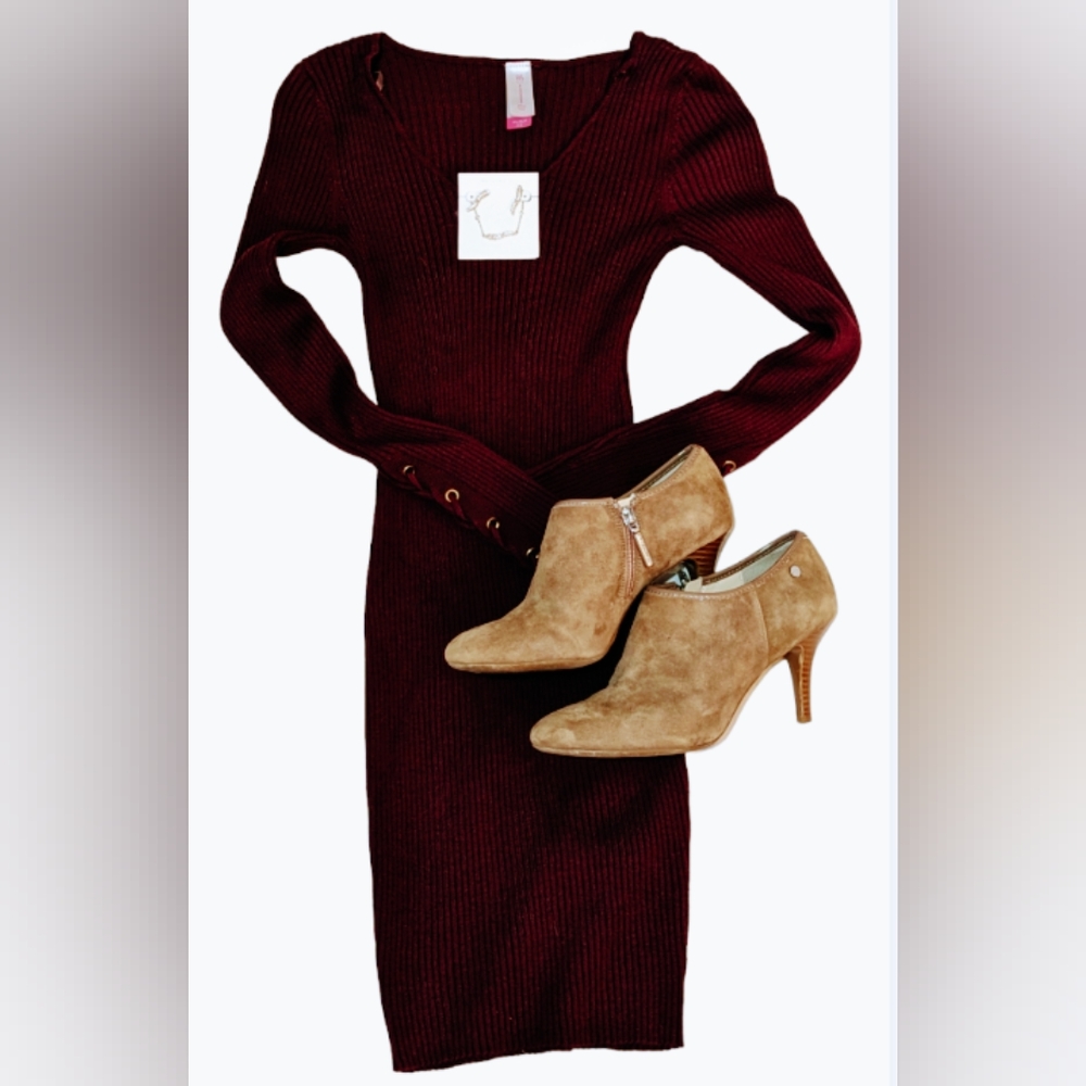 No Boundaries Sweater Dress